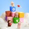 The Monster Pin for Love Series (A–M) Mini Labubu Doll Blind Box Keychain – Vinyl Plush Pendant, Bag Charm, Collectible Holiday & Birthday Gift for Kids & Adults, Single Box